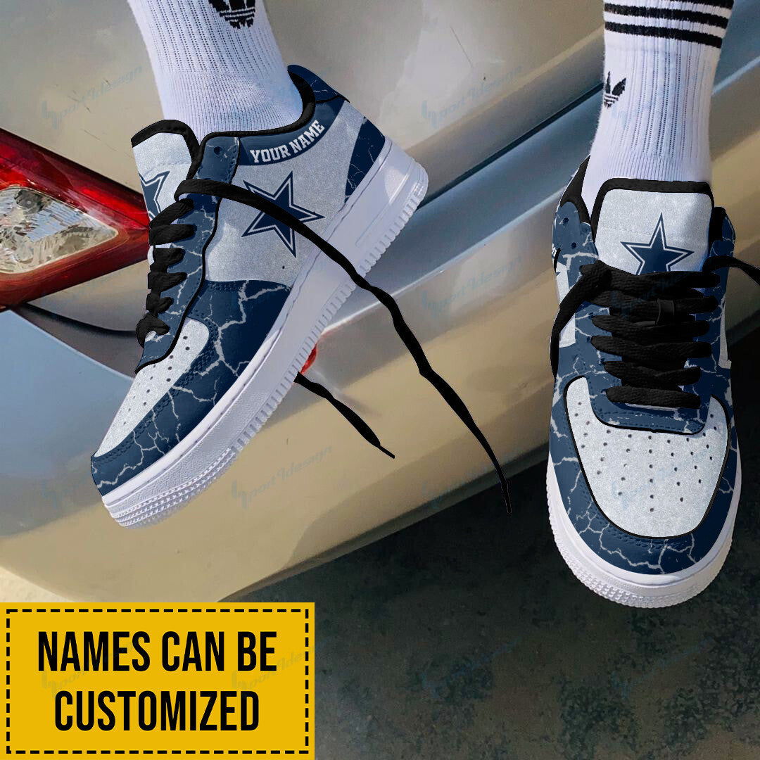 Ideafootwear Dallas Cowboys NFL Air Low-Top Sneakers Shoes For Men And Women