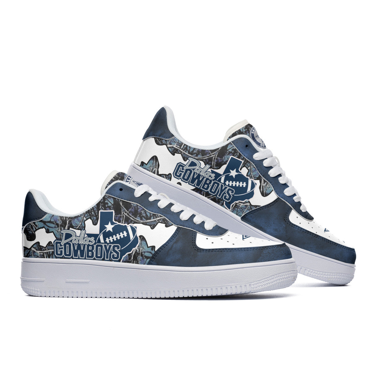 Ideafootwear Dallas Cowboys NFL Air Low-Top Sneakers Shoes For Men And Women