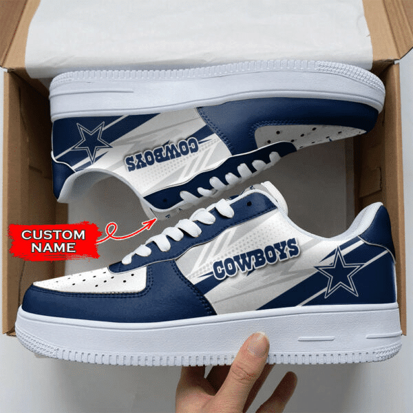 Ideafootwear Dallas Cowboys NFL Air Low-Top Sneakers Shoes For Men And Women