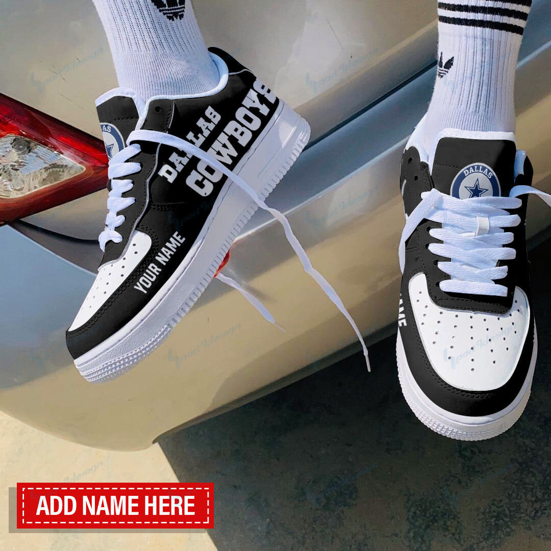 Ideafootwear Dallas Cowboys NFL Air Low-Top Sneakers Shoes For Men And Women