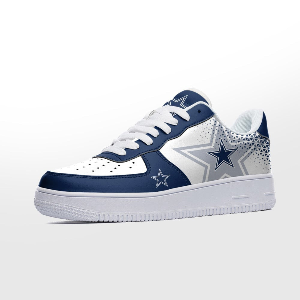 Ideafootwear Dallas Cowboys NFL Air Low-Top Sneakers Shoes For Men And Women