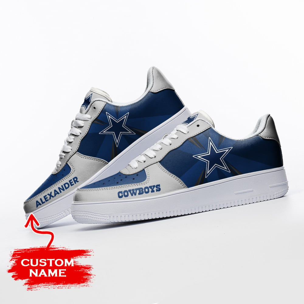 Ideafootwear Dallas Cowboys NFL Air Low-Top Sneakers Shoes For Men And Women