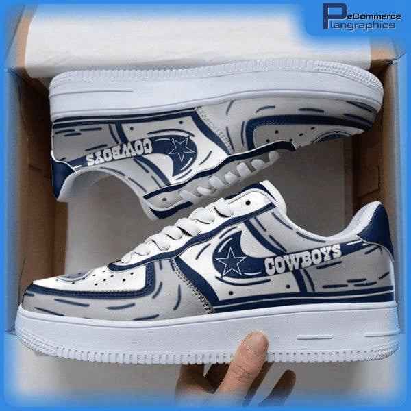Ideafootwear Dallas Cowboys NFL Air Low-Top Sneakers Shoes For Men And Women