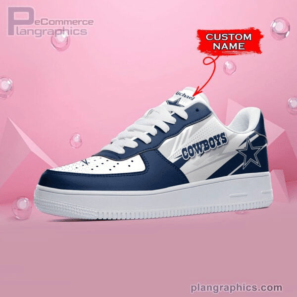 Ideafootwear Dallas Cowboys NFL Air Low-Top Sneakers Shoes For Men And Women