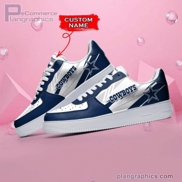 Ideafootwear Dallas Cowboys NFL Air Low-Top Sneakers Shoes For Men And Women
