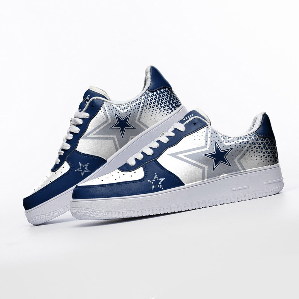 Ideafootwear Dallas Cowboys NFL Air Low-Top Sneakers Shoes For Men And Women