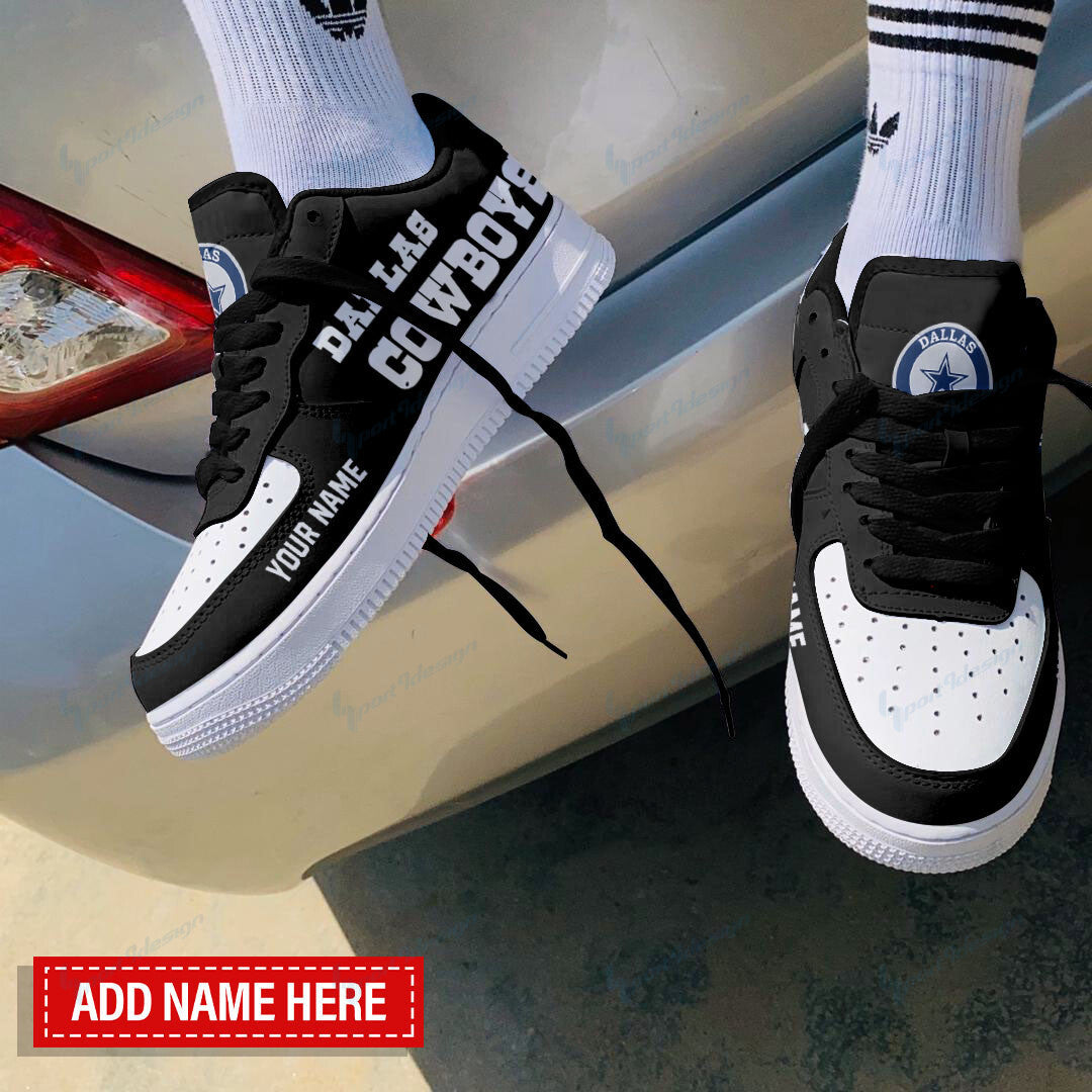 Ideafootwear Dallas Cowboys NFL Air Low-Top Sneakers Shoes For Men And Women