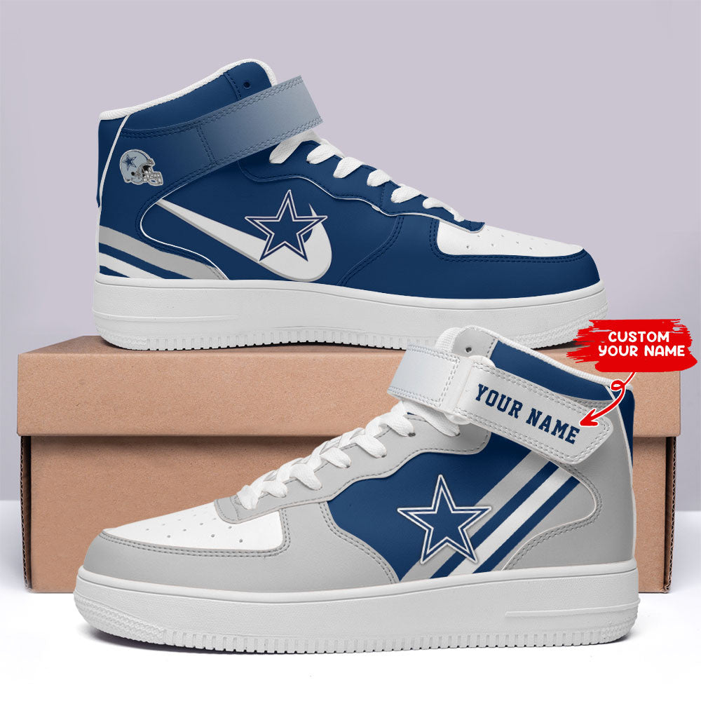 Ideafootwear Dallas Cowboys NFL Air Low-Top Sneakers Shoes For Men And Women