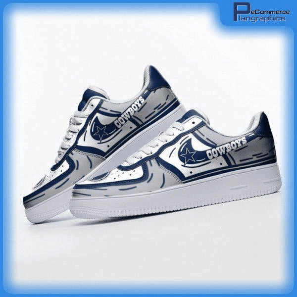 Ideafootwear Dallas Cowboys NFL Air Low-Top Sneakers Shoes For Men And Women