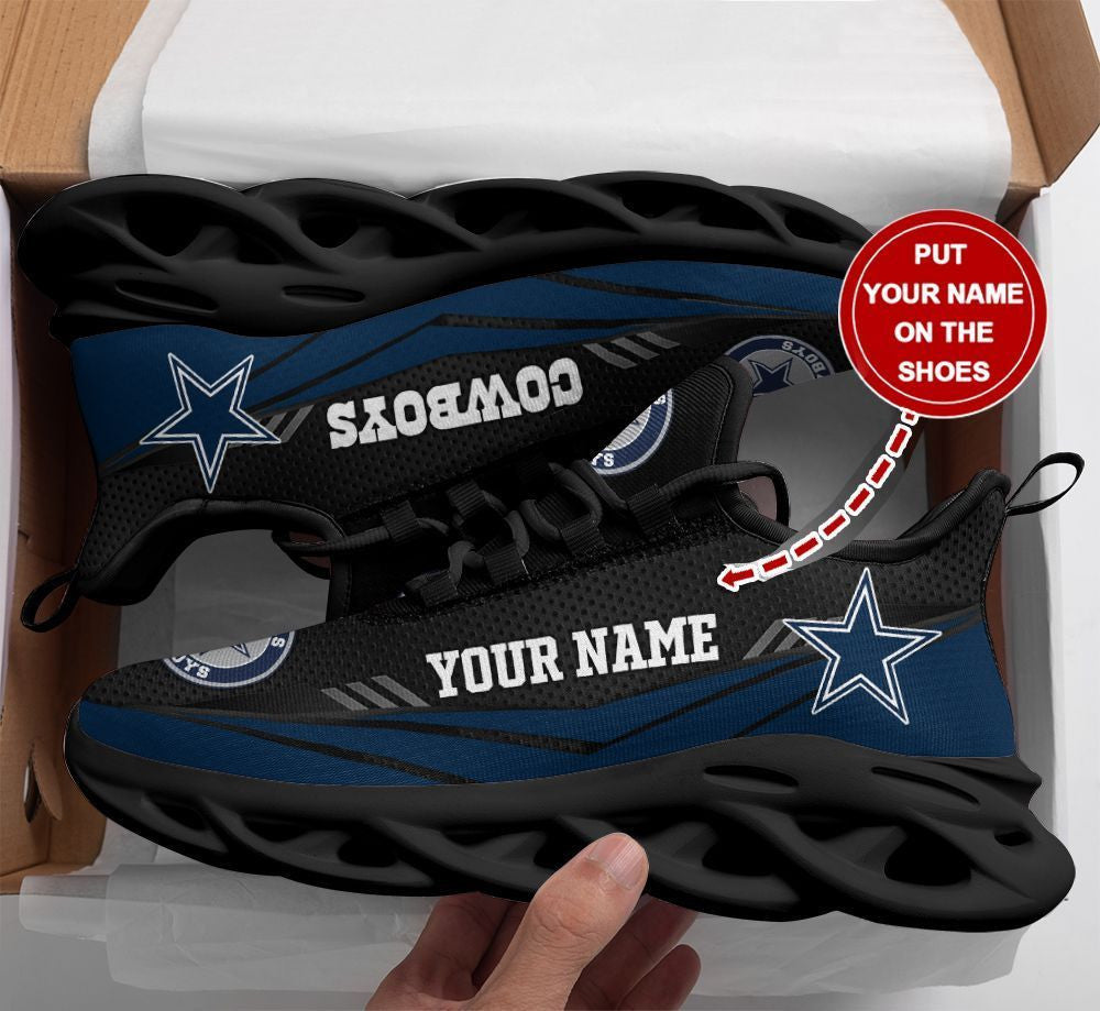 Ideafootwear Dallas Cowboys NFL Max Soul Shoes Sneakers For Men And Women