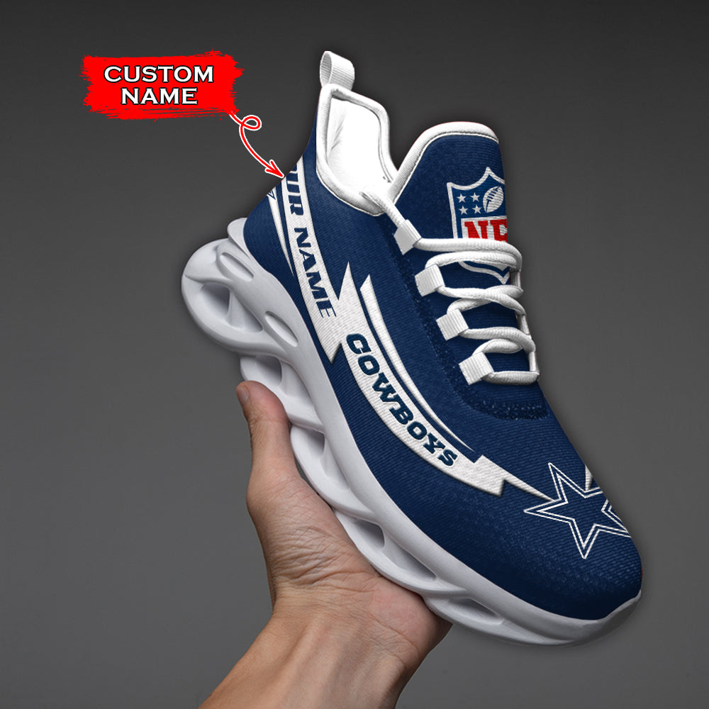 Ideafootwear Dallas Cowboys NFL Max Soul Shoes Sneakers For Men And Women