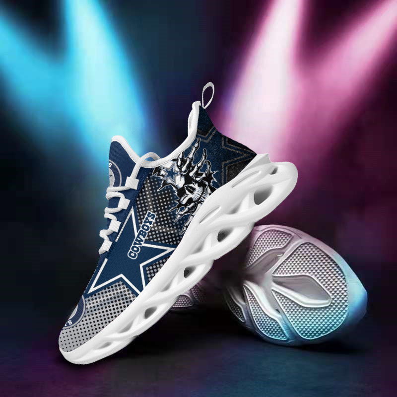 Ideafootwear Dallas Cowboys NFL Max Soul Shoes Sneakers For Men And Women