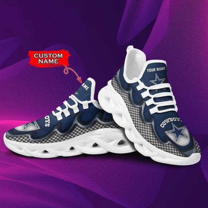 Ideafootwear Dallas Cowboys NFL Max Soul Shoes Sneakers For Men And Women