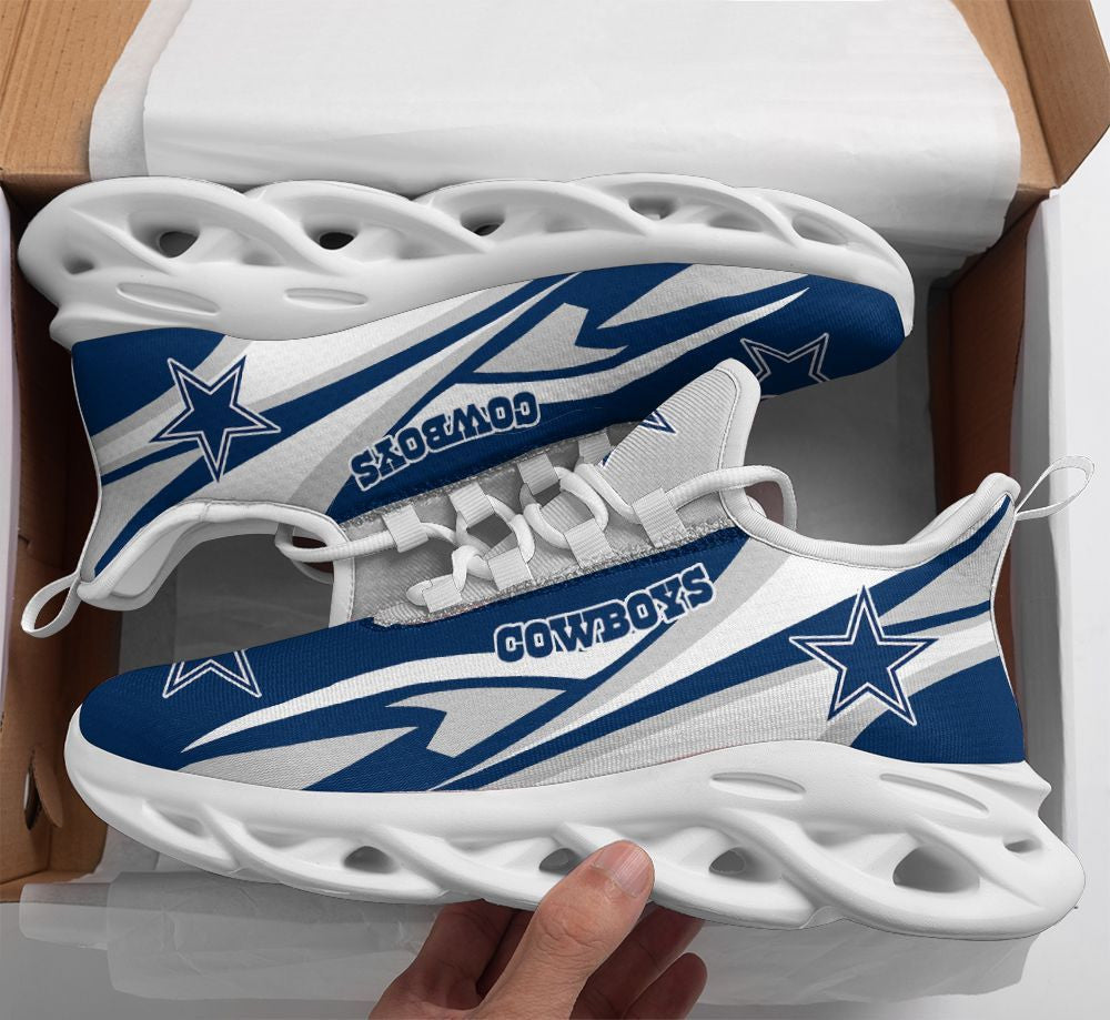 Ideafootwear Dallas Cowboys NFL Max Soul Shoes Sneakers For Men And Women