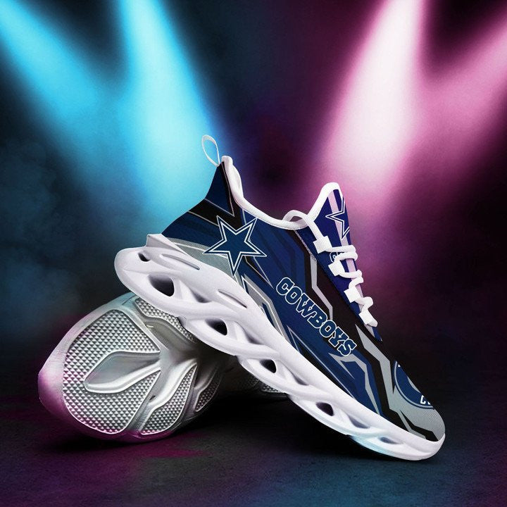 Ideafootwear Dallas Cowboys NFL Max Soul Shoes Sneakers For Men And Women
