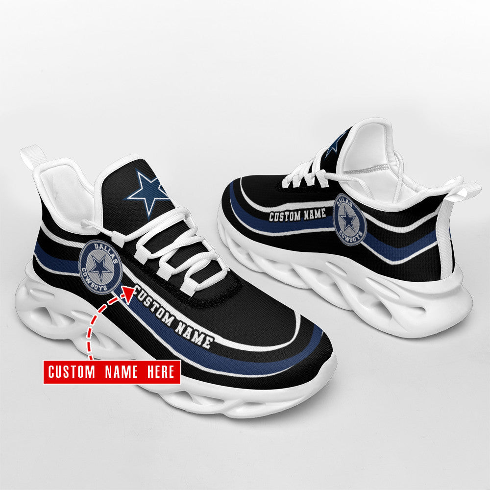Ideafootwear Dallas Cowboys NFL Max Soul Shoes Sneakers For Men And Women