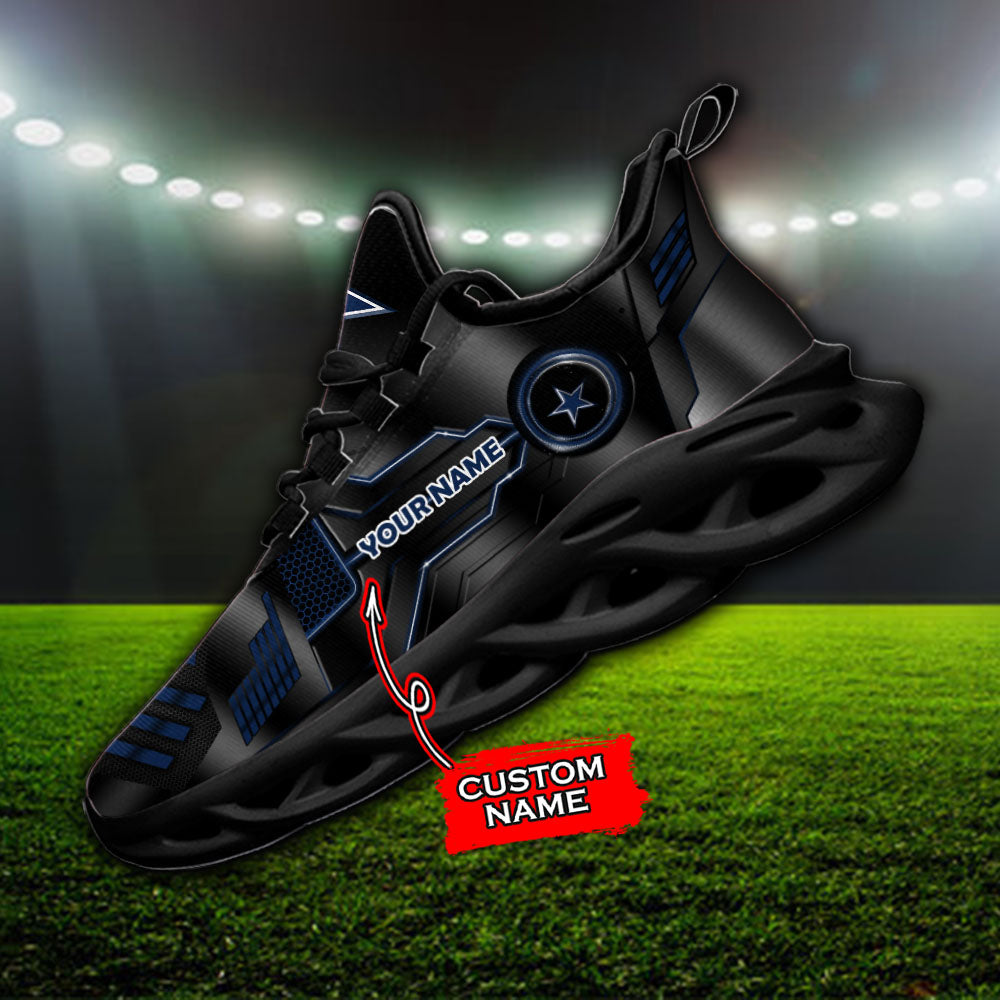Ideafootwear Dallas Cowboys NFL Max Soul Shoes Sneakers For Men And Women