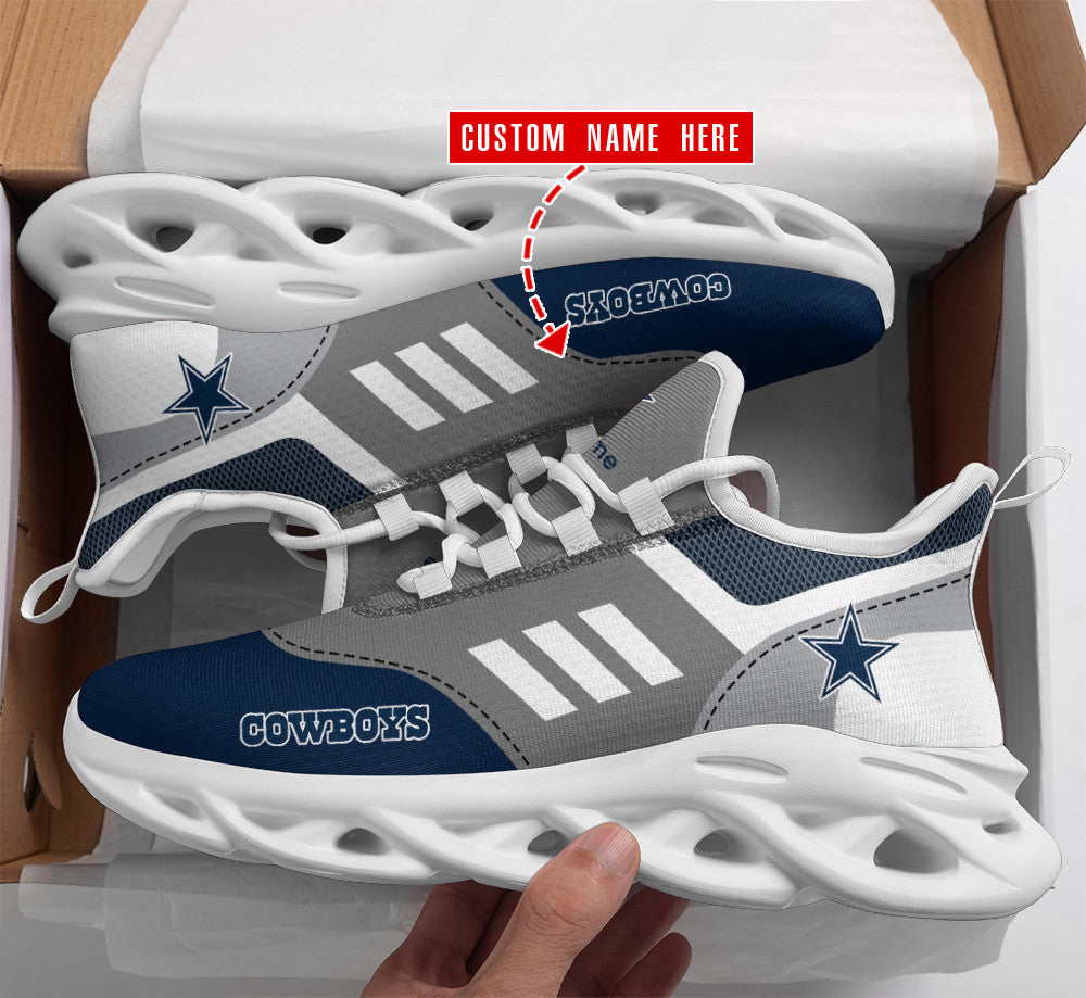 Ideafootwear Dallas Cowboys NFL Max Soul Shoes Sneakers For Men And Women