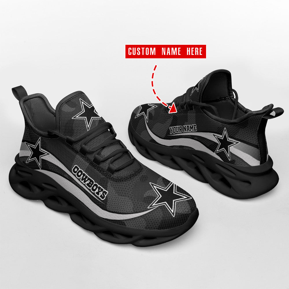 Ideafootwear Dallas Cowboys NFL Max Soul Shoes Sneakers For Men And Women
