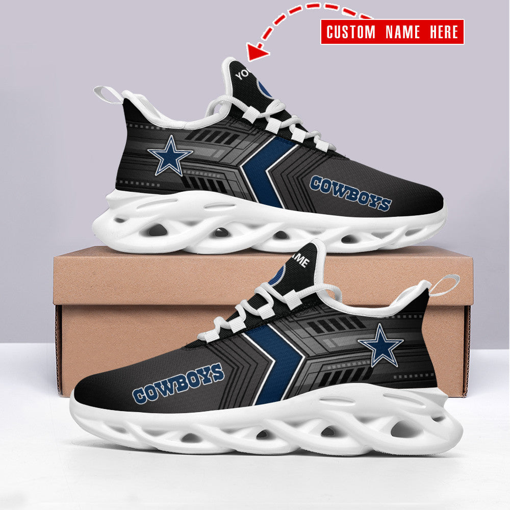 Ideafootwear Dallas Cowboys NFL Max Soul Shoes Sneakers For Men And Women