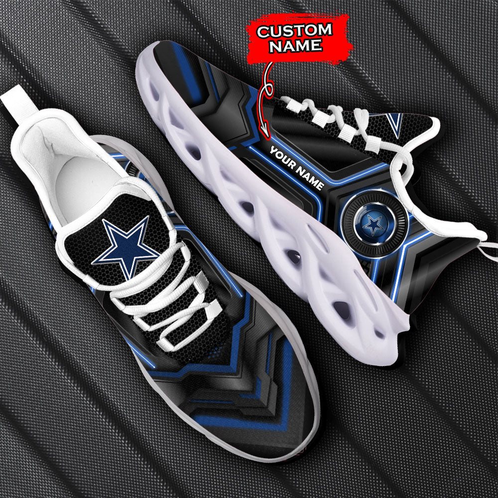 Ideafootwear Dallas Cowboys NFL Max Soul Shoes Sneakers For Men And Women