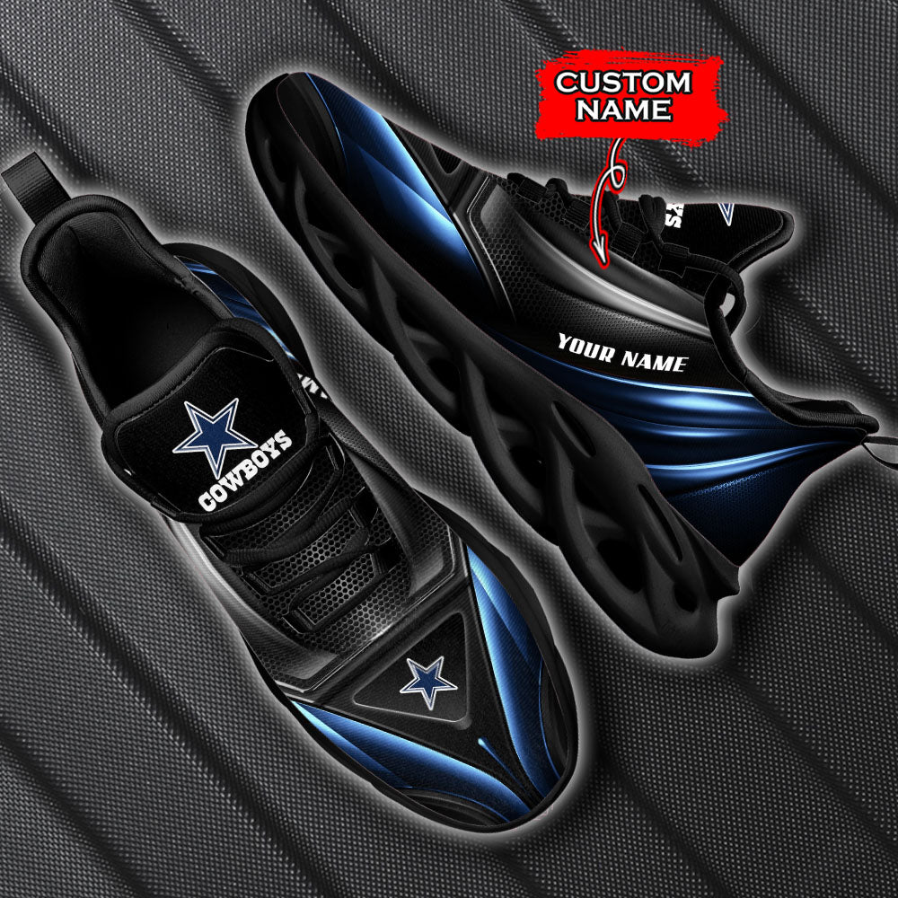 Ideafootwear Dallas Cowboys NFL Max Soul Shoes Sneakers For Men And Women