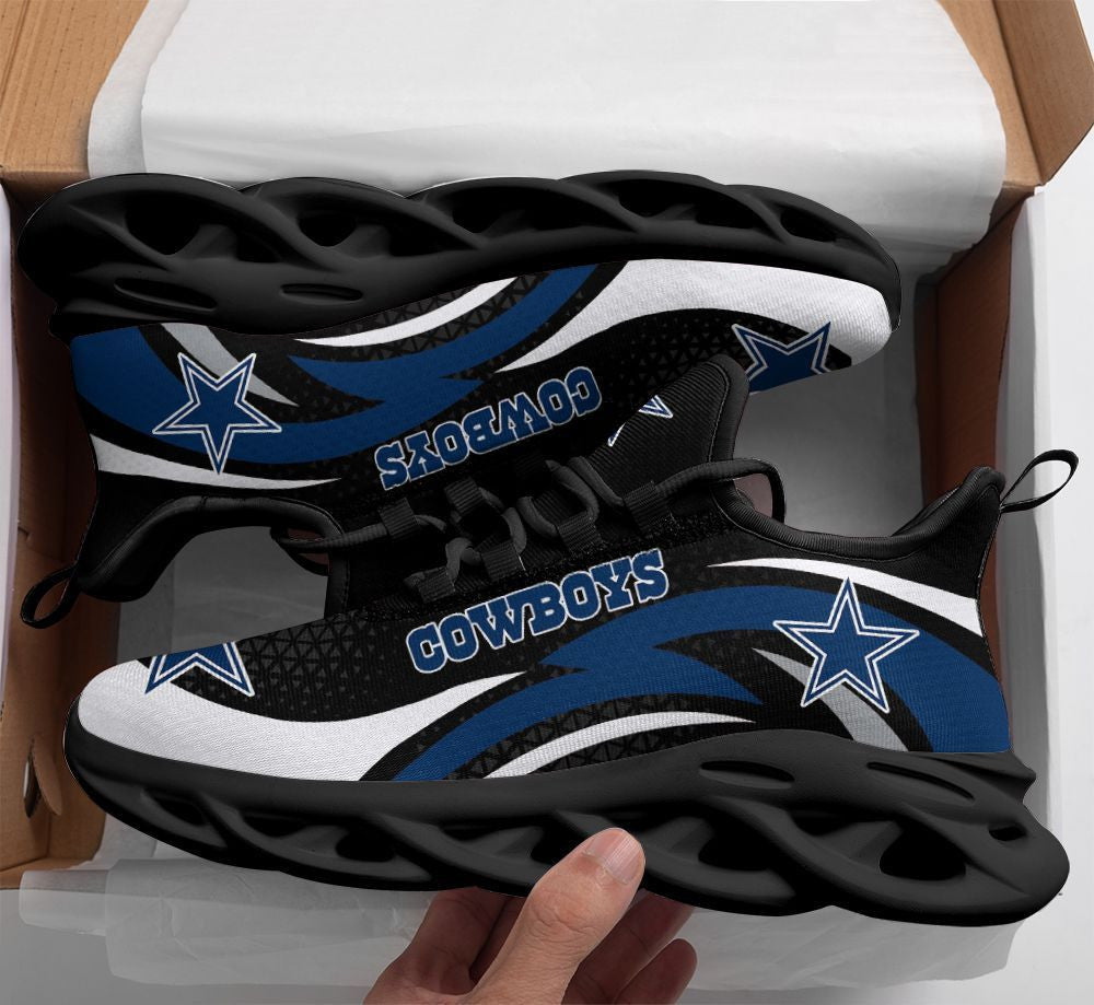 Ideafootwear Dallas Cowboys NFL Max Soul Shoes Sneakers For Men And Women