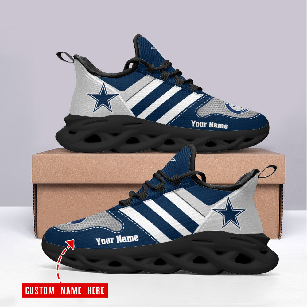 Ideafootwear Dallas Cowboys NFL Max Soul Shoes Sneakers For Men And Women
