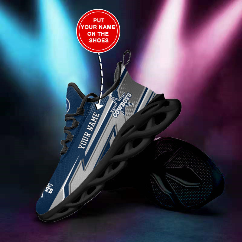Ideafootwear Dallas Cowboys NFL Max Soul Shoes Sneakers For Men And Women