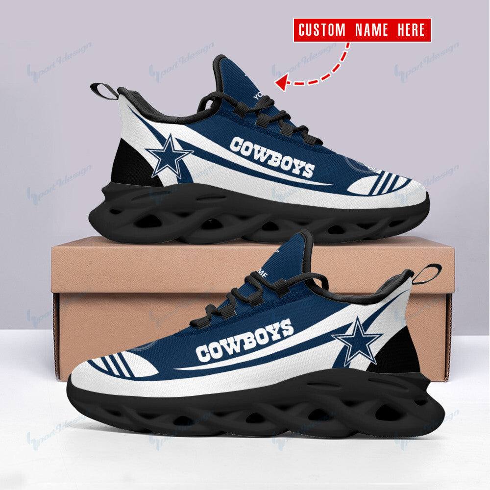 Ideafootwear Dallas Cowboys NFL Max Soul Shoes Sneakers For Men And Women