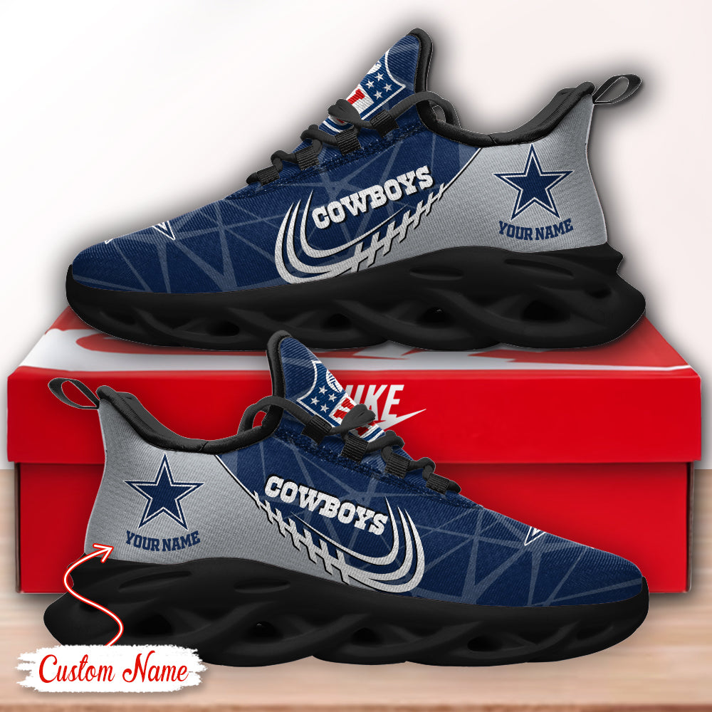 Ideafootwear Dallas Cowboys NFL Max Soul Shoes Sneakers For Men And Women