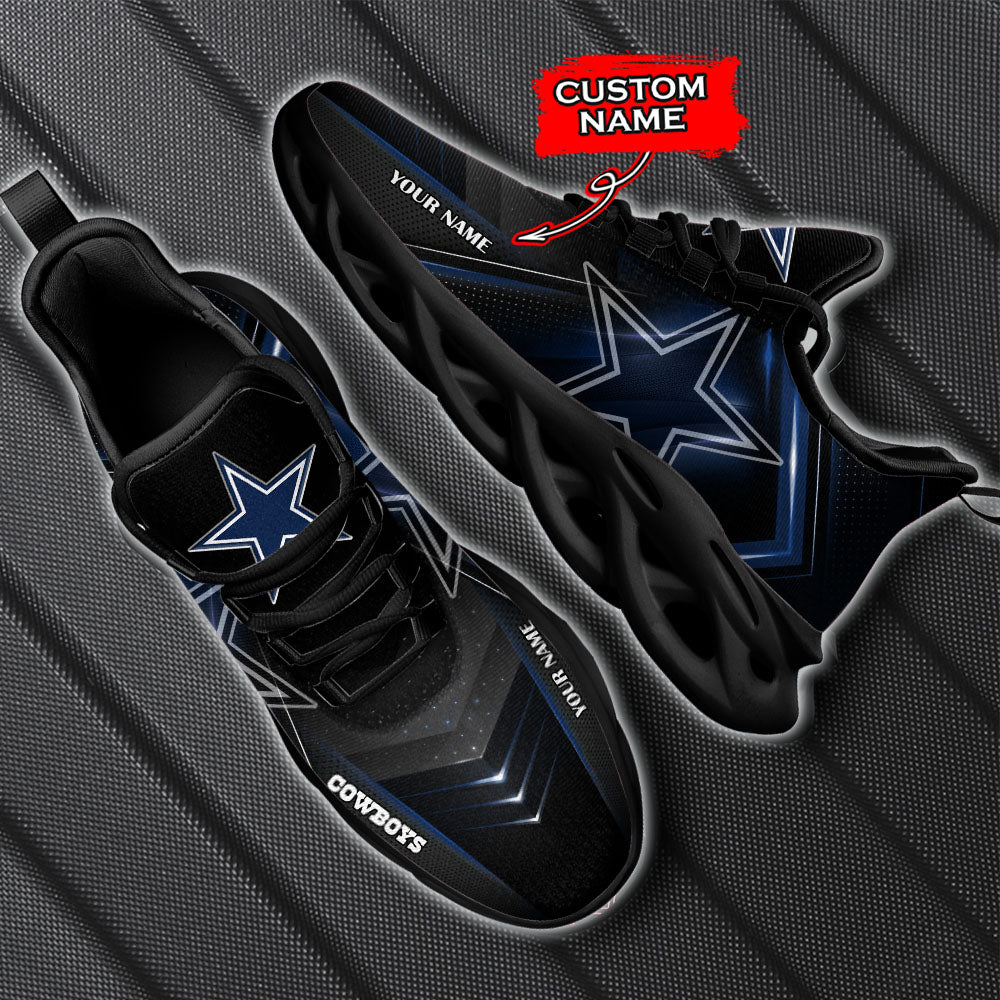 Ideafootwear Dallas Cowboys NFL Max Soul Shoes Sneakers For Men And Women