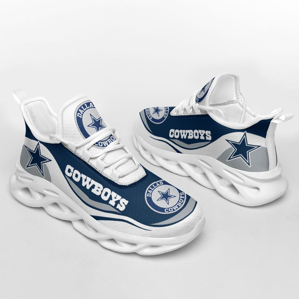 Ideafootwear Dallas Cowboys NFL Max Soul Shoes Sneakers For Men And Women