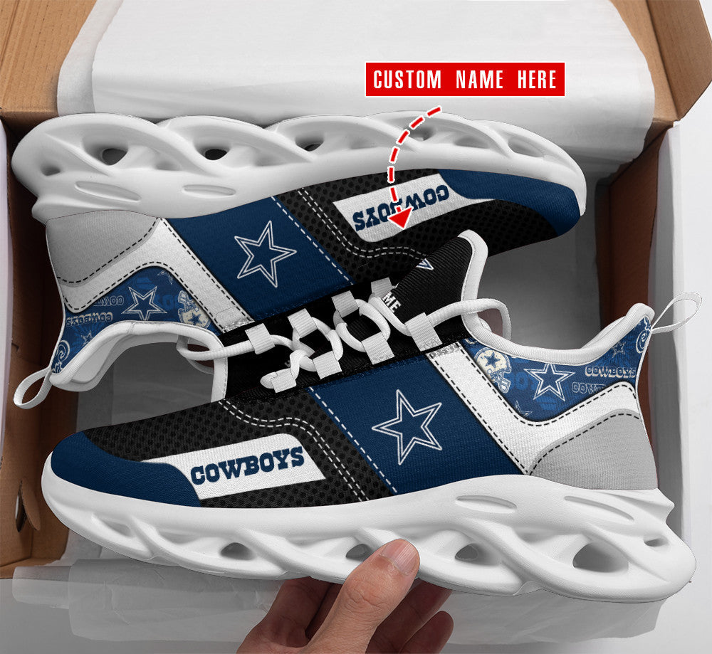 Ideafootwear Dallas Cowboys NFL Max Soul Shoes Sneakers For Men And Women