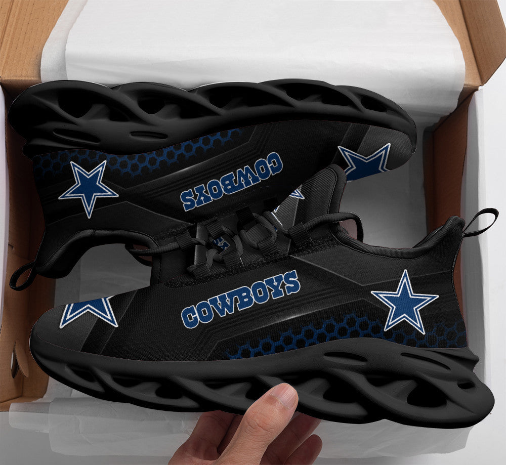 Ideafootwear Dallas Cowboys NFL Max Soul Shoes Sneakers For Men And Women