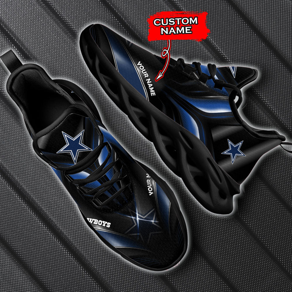 Ideafootwear Dallas Cowboys NFL Max Soul Shoes Sneakers For Men And Women