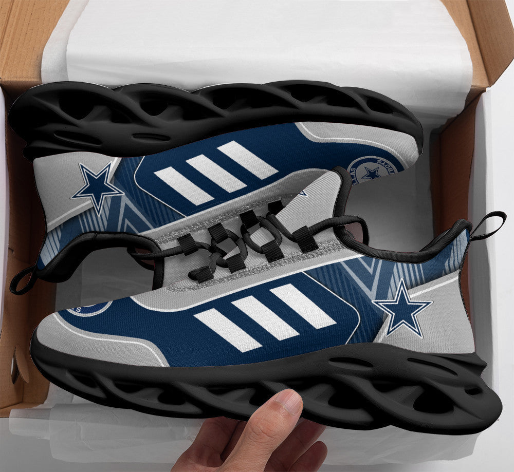 Ideafootwear Dallas Cowboys NFL Max Soul Shoes Sneakers For Men And Women