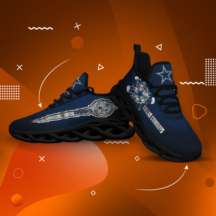 Ideafootwear Dallas Cowboys NFL Max Soul Shoes Sneakers For Men And Women