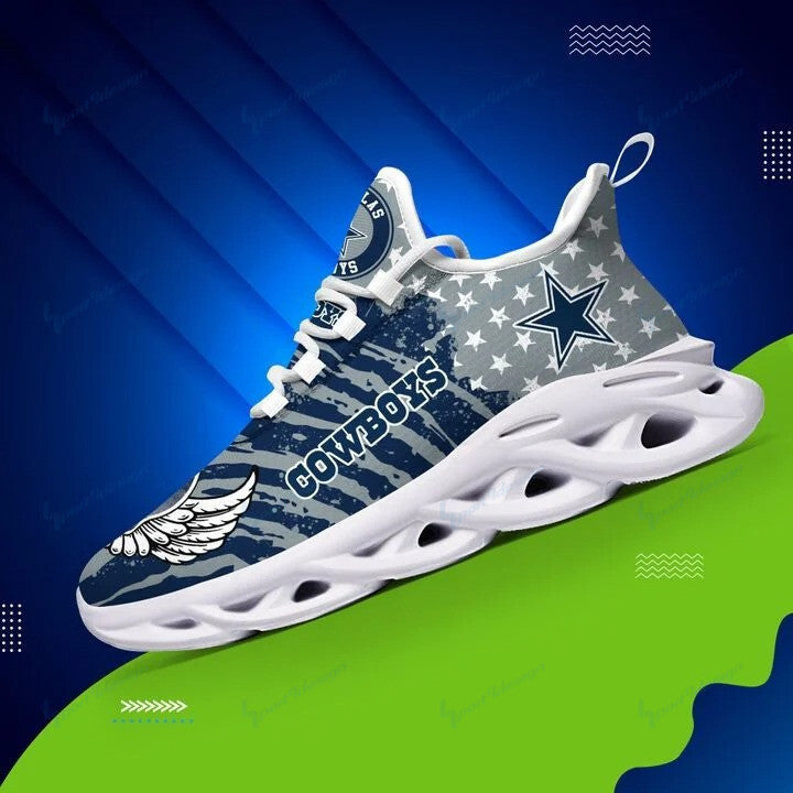 Ideafootwear Dallas Cowboys NFL Max Soul Shoes Sneakers For Men And Women