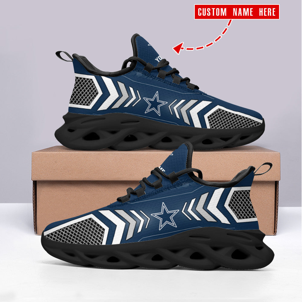 Ideafootwear Dallas Cowboys NFL Max Soul Shoes Sneakers For Men And Women