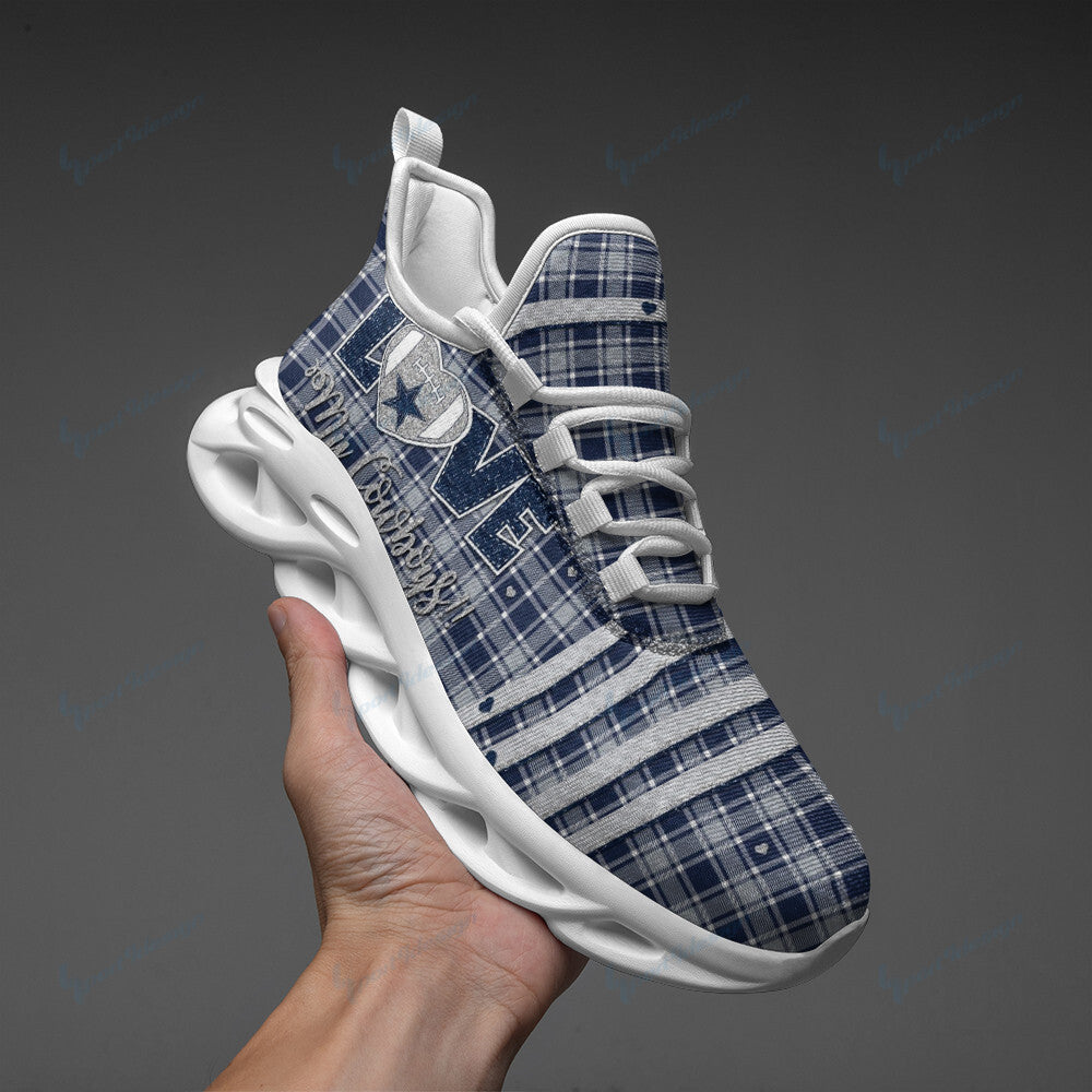 Ideafootwear Dallas Cowboys NFL Max Soul Shoes Sneakers For Men And Women