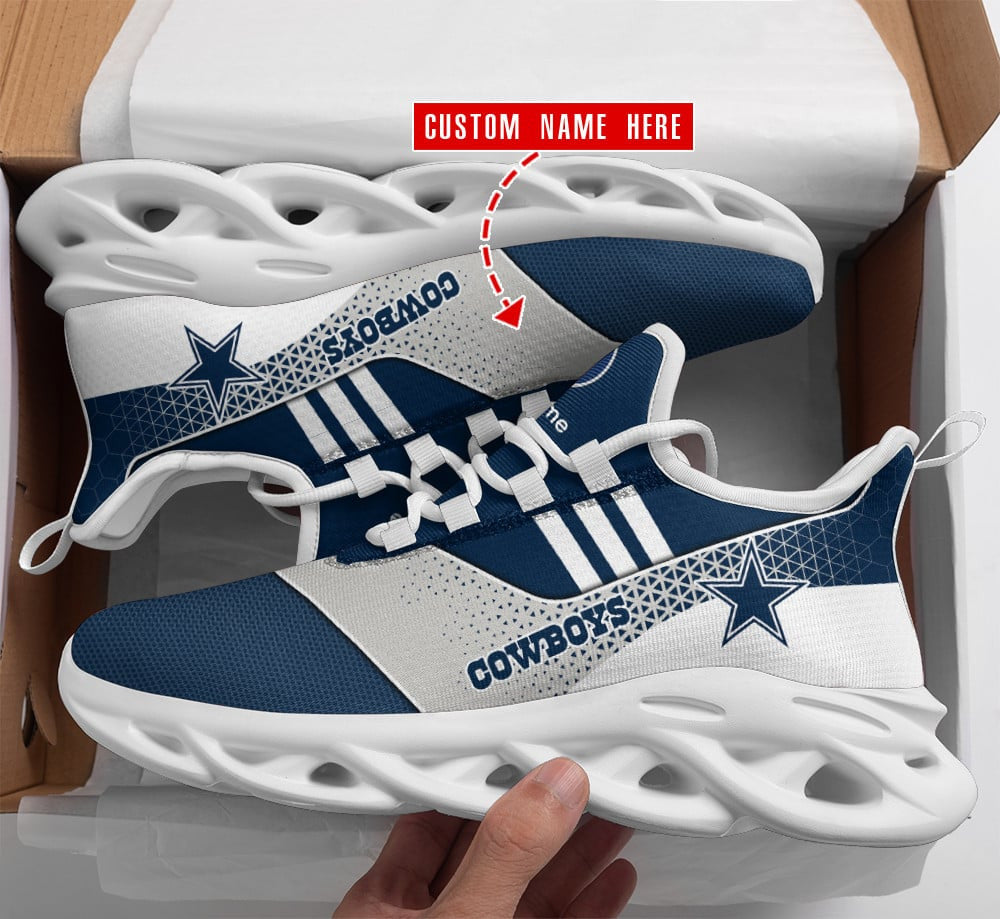 Ideafootwear Dallas Cowboys NFL Max Soul Shoes Sneakers For Men And Women
