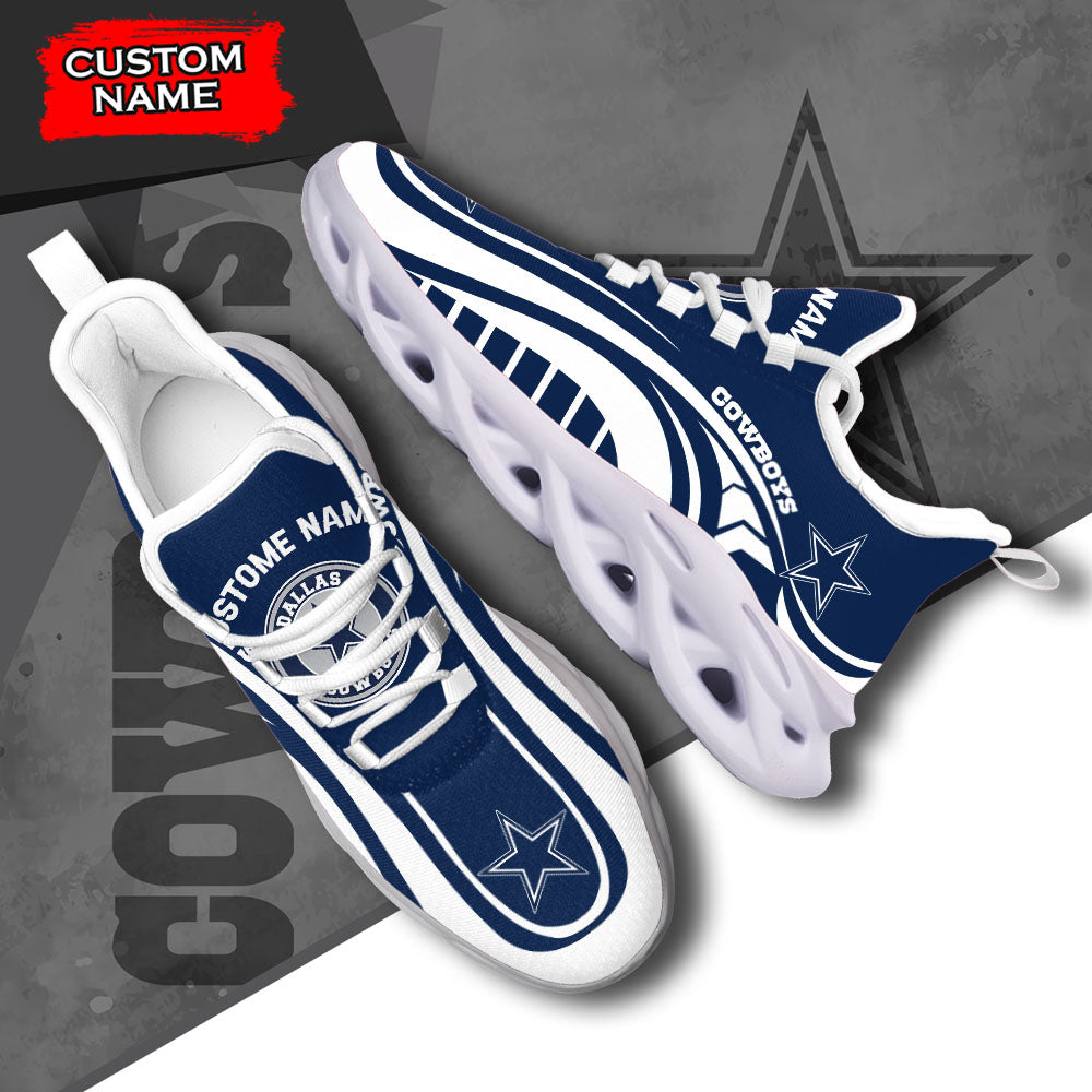 Ideafootwear Dallas Cowboys NFL Max Soul Shoes Sneakers For Men And Women