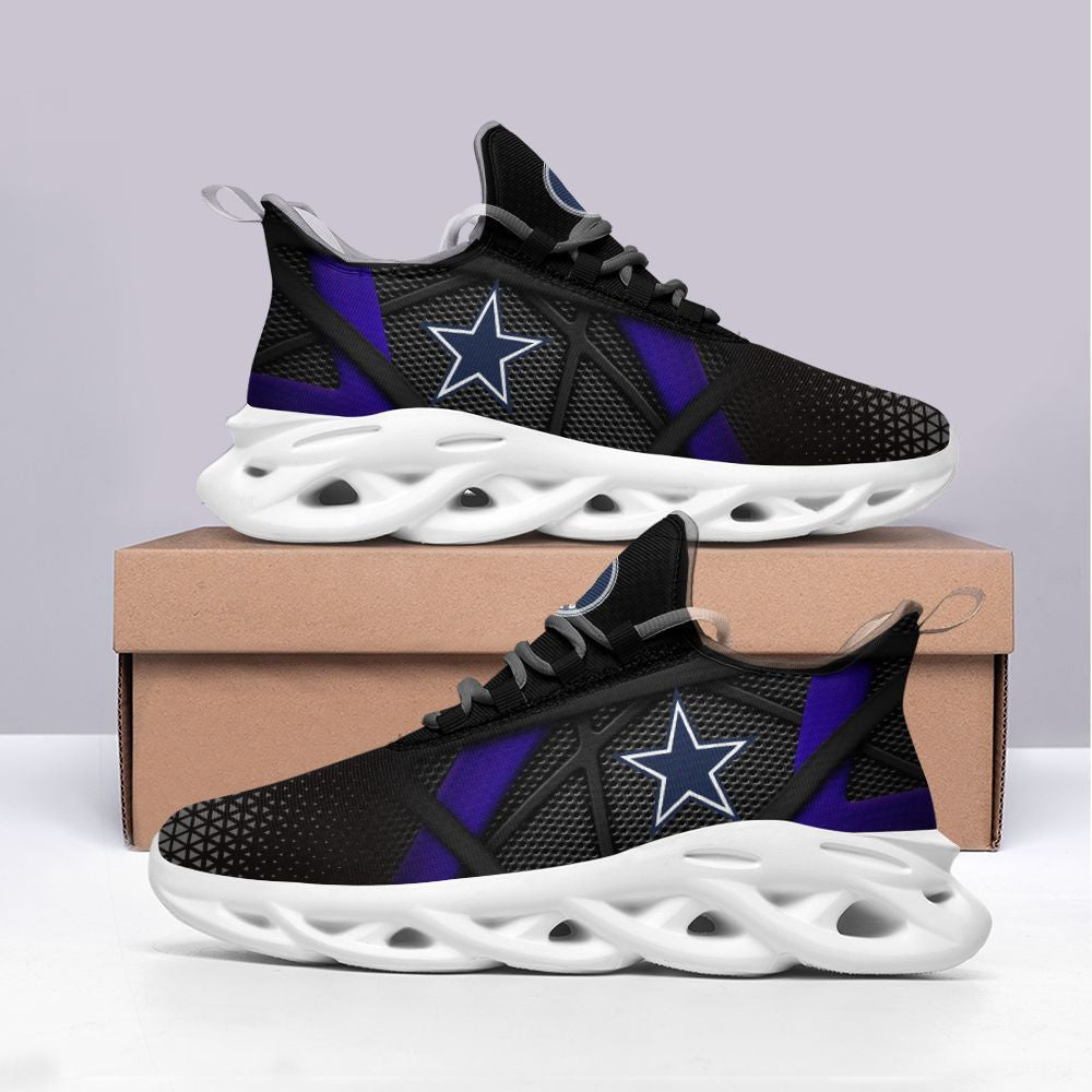 Ideafootwear Dallas Cowboys NFL Max Soul Shoes Sneakers For Men And Women