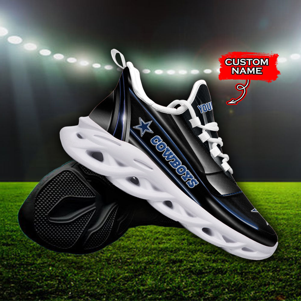 Ideafootwear Dallas Cowboys NFL Max Soul Shoes Sneakers For Men And Women