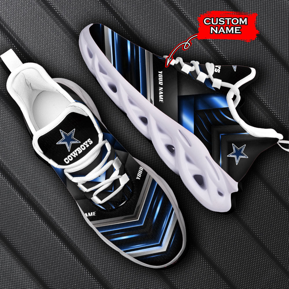 Ideafootwear Dallas Cowboys NFL Max Soul Shoes Sneakers For Men And Women