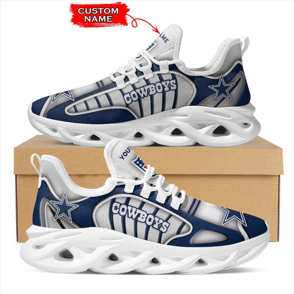 Ideafootwear Dallas Cowboys NFL Max Soul Shoes Sneakers For Men And Women