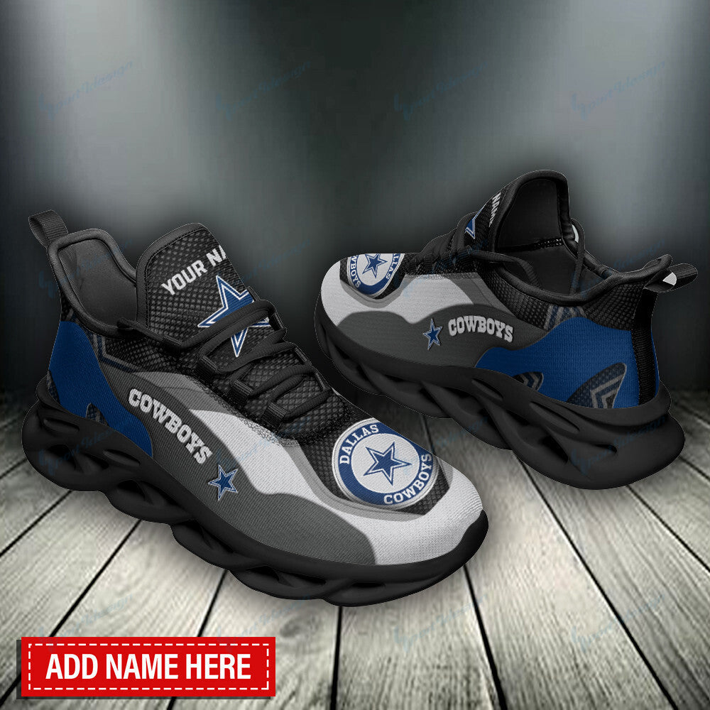 Ideafootwear Dallas Cowboys NFL Max Soul Shoes Sneakers For Men And Women