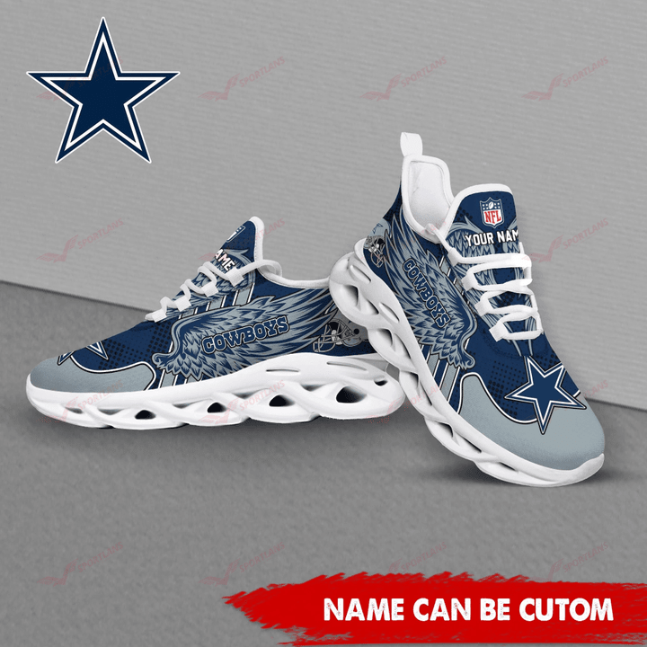 Ideafootwear Dallas Cowboys NFL Max Soul Shoes Sneakers For Men And Women