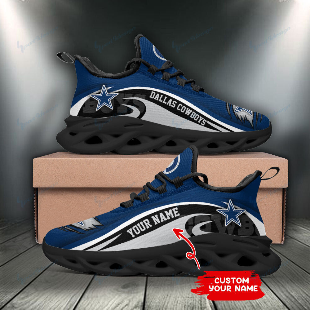 Ideafootwear Dallas Cowboys NFL Max Soul Shoes Sneakers For Men And Women